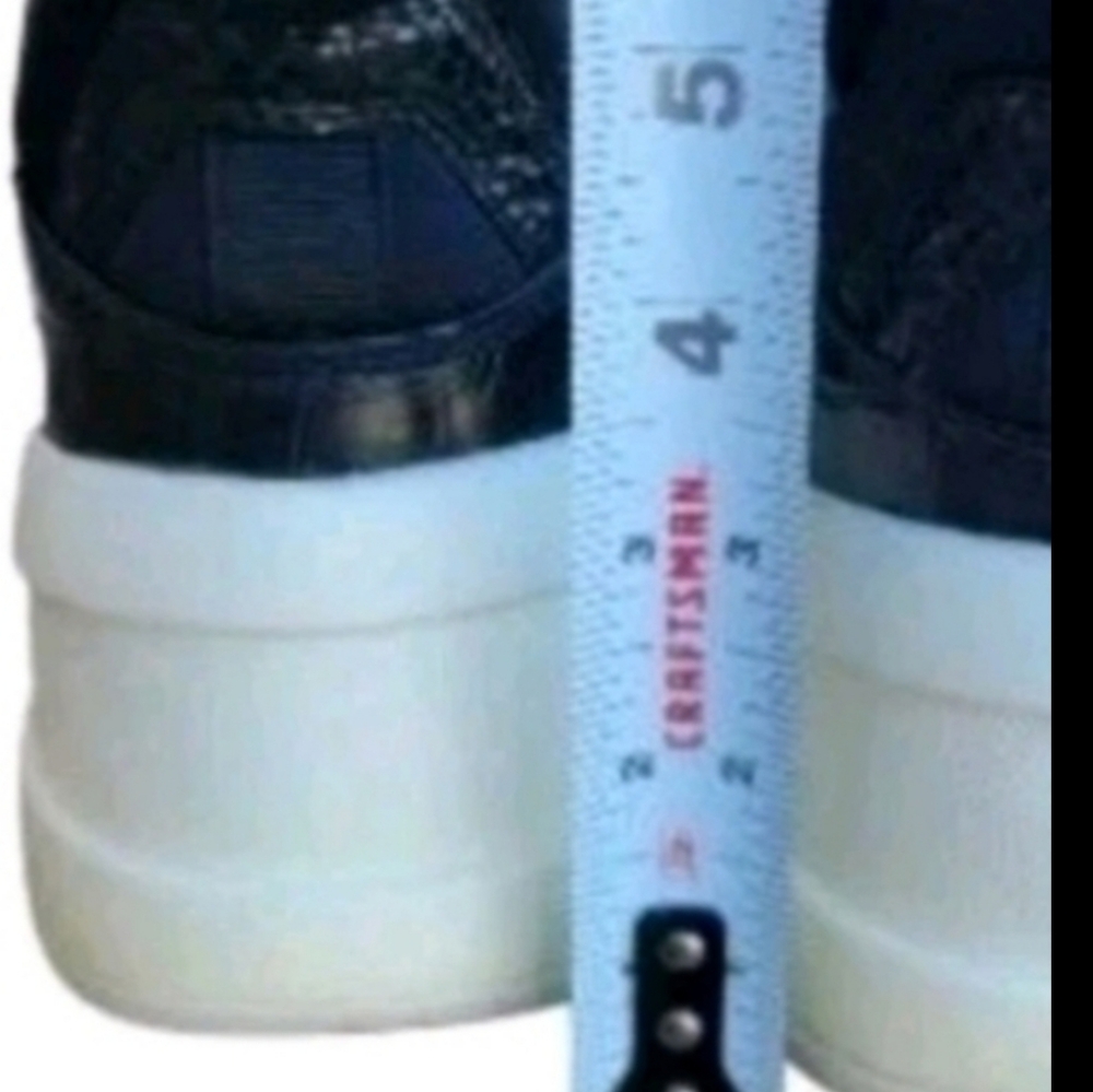 Michael Kors Olympia Extreme Black White Ivory Athletic Shoe Sneaker Women 10 - Picture 9 of 14